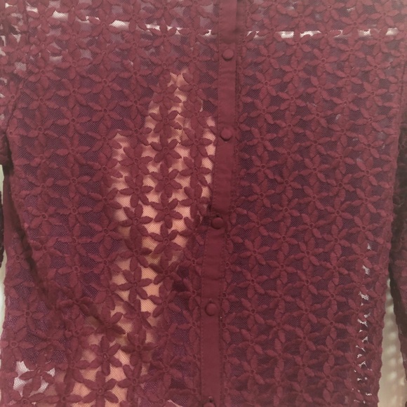 Beautiful Maroon Crop Top - Picture 2 of 5